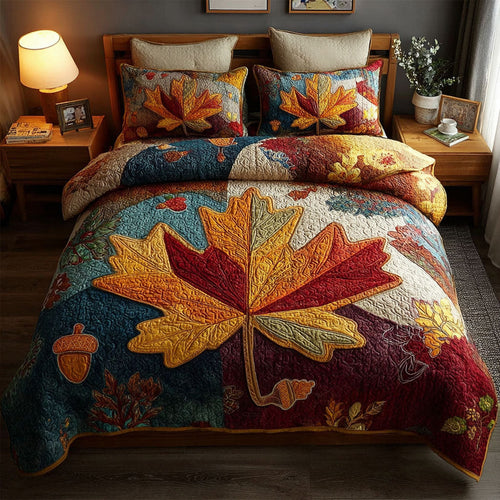 Autumn Reverie 3-Piece Quilted Bedding Set NCU0PT7794