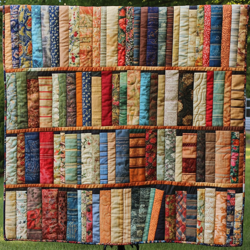 Autumn Rhythm Quilted Blanket NCU0NT5177