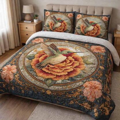 Autumn Song 3-Piece Quilted Bedding Set NCU0XD2564