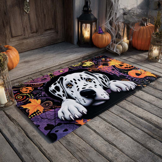 Autumn Spirit Dalmatian Doormat NCU0XD820