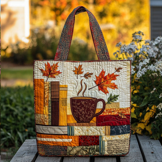 Autumn Stories Quilted Tote Bag NCU0PT8288