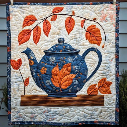 Autumn Tea Cozy Art Quilt Hanging NCU0NT831