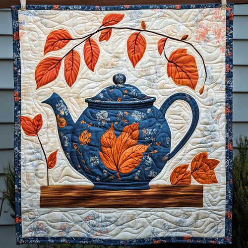 Autumn Tea Cozy Art Quilt Hanging NCU0NT831