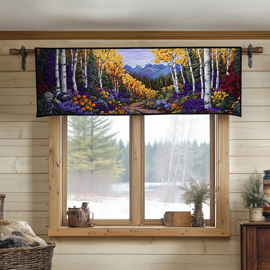 Autumn Trail Quilted Valance NCU0NT7175