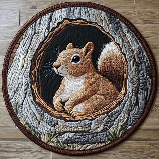 Autumn Vibes Quilted Round Mat NCU0VL2059