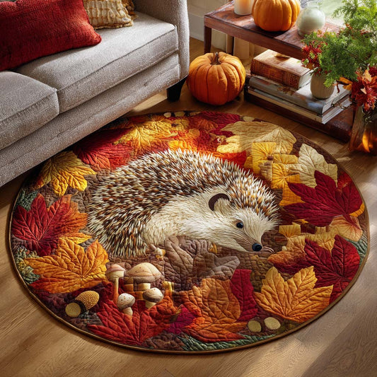 Autumn Wanderer Quilted Round Mat NCU0TD081