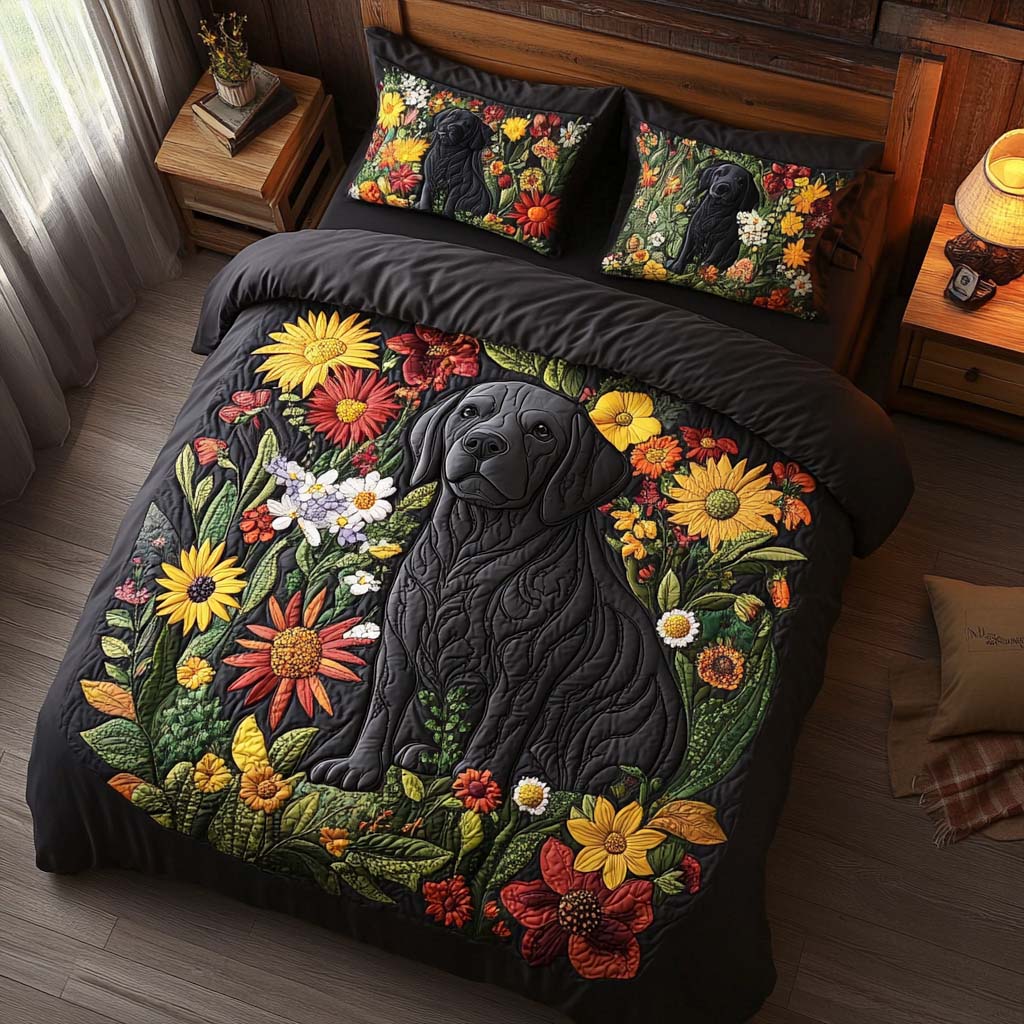 Autumn Watch 3-Piece Quilted Bedding Set NCU0XD1560