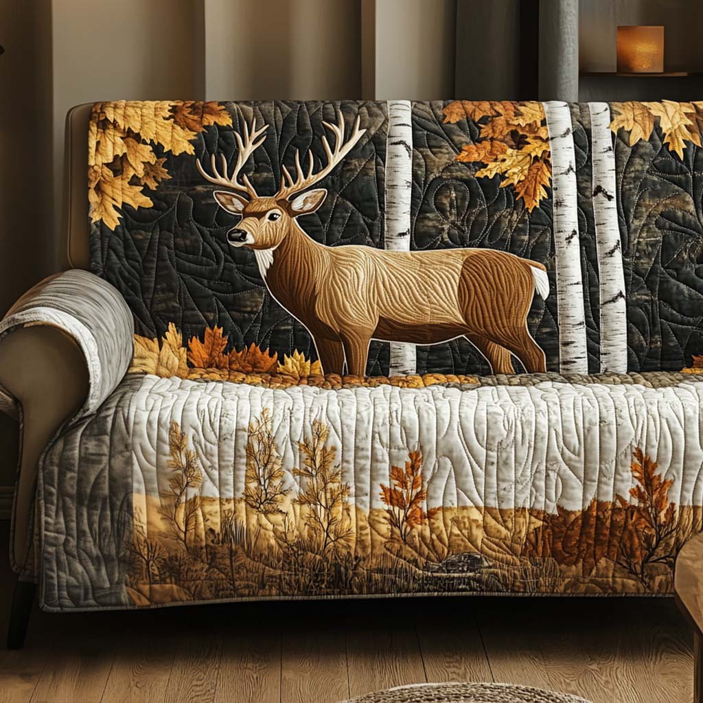Autumn Watcher Quilted Sofa Cover NCU0NT10656