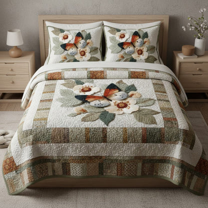 Autumnwing 3-Piece Quilted Bedding Set NCU0VL3326