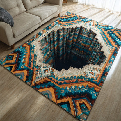Azure Depths Area Rug NCU0VL3489