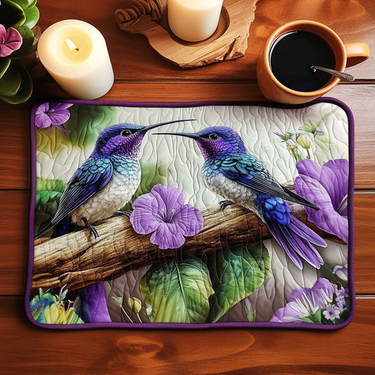 Azure Flutter Quilted Placemat NCU0NT7302