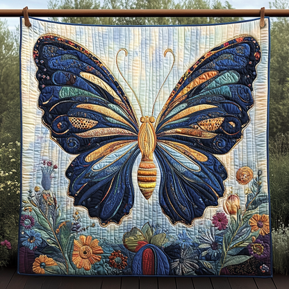 Azure Harmony Quilted Blanket NCU0VL1106