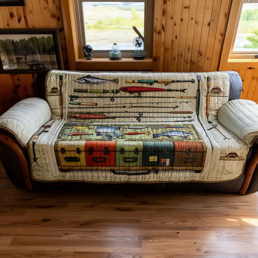 Backcountry Cast Quilted Sofa Cover NCU0PT11075