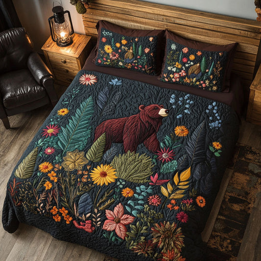 Backwoods Comfort 3-Piece Quilted Bedding Set NCU0PT8390