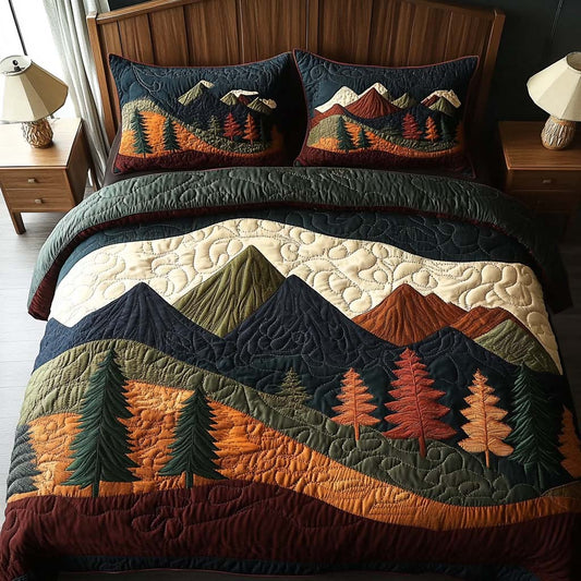 Backwoods Serenity 3-Piece Quilted Bedding Set NCU0NT7629
