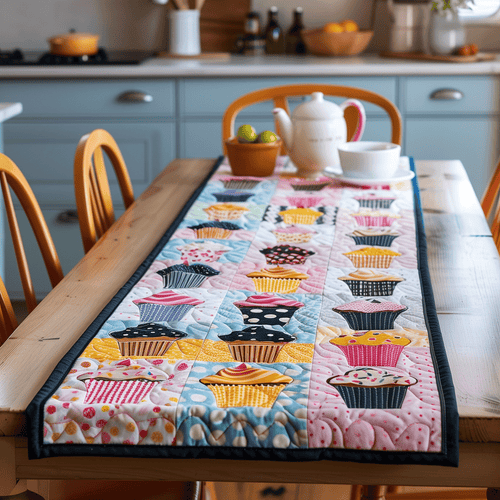 Baking Bliss Quilted Table Runner NCU0TH1278