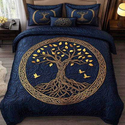 Balance Bloom 3-Piece Quilted Bedding Set NCU0NT7735