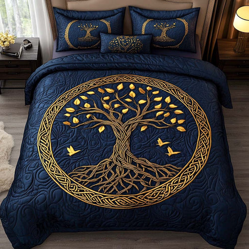 Balance Bloom 3-Piece Quilted Bedding Set NCU0NT7735