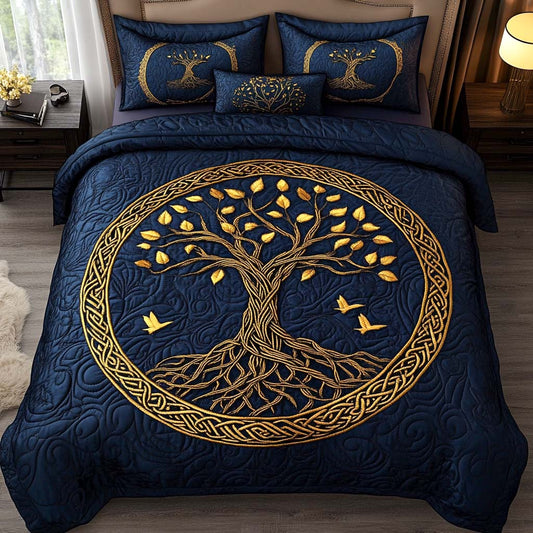 Balance Bloom 3-Piece Quilted Bedding Set NCU0NT7735