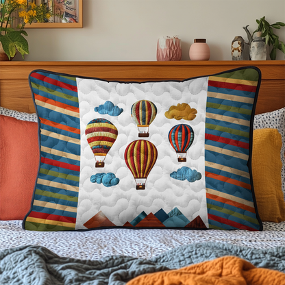 Balloon Breeze Quilted Bedding Pillow Case NCU0DK6359