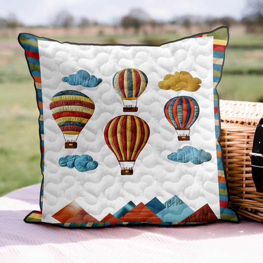 Balloon Breeze Quilted Pillow Case NCU0DK6352