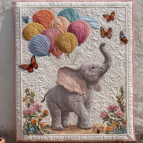 Elephant Quilted Blanket NCU0VT188