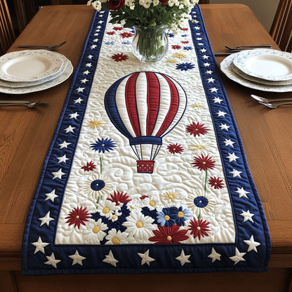 Balloons of Liberty Quilted Table Runner NCU0PT5193