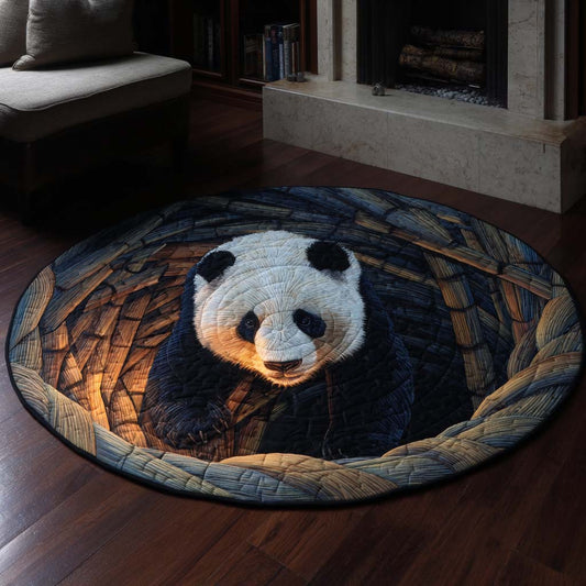Bamboo Glow Quilted Round Mat NCU0XD1081