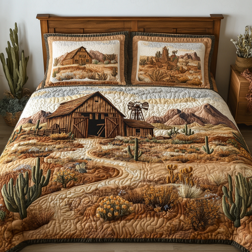Barn Bliss 3-Piece Quilted Bedding Set NCU0VH5060