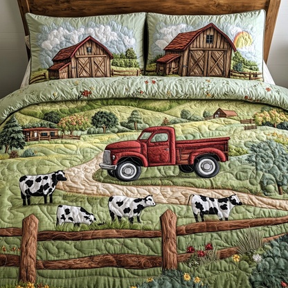 Barn Dreams 3-Piece Quilted Bedding Set NCU0VH3900