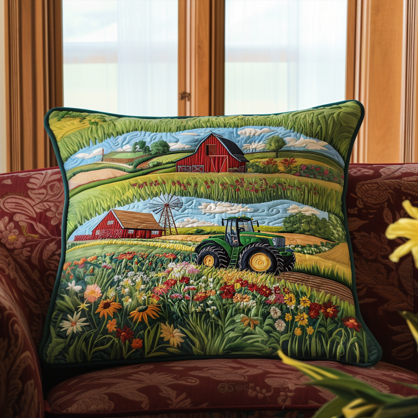 Barn and Bloom Quilted Bedding Pillow Case NCU0PT5981