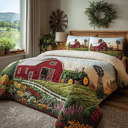 Barnlight Morning 3-Piece Quilted Bedding Set NCU0PT10859