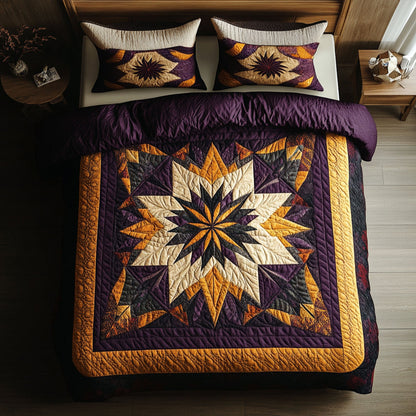Barnstar Harmony 3-Piece Quilted Bedding Set NCU0PT6829