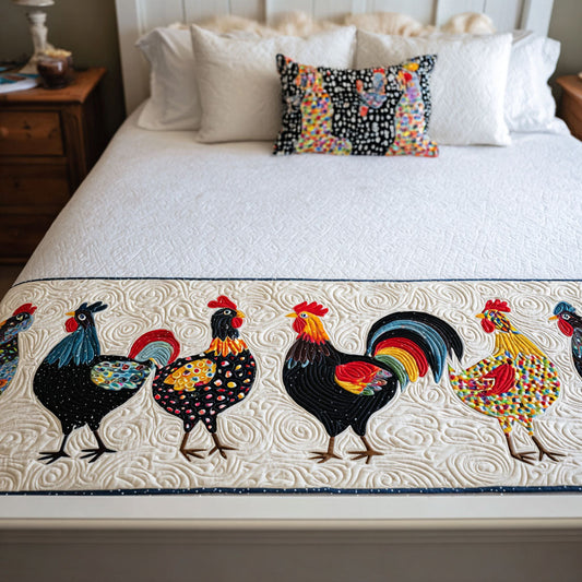 Barnyard Blessings Quilted Bed Runner NCU0PT8056