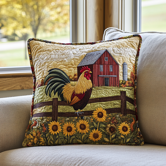 Barnyard Bliss Quilted Pillow Case NCU0DK7577