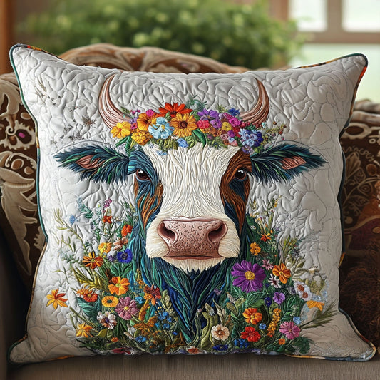 Barnyard Bloomers Quilted Bedding Pillow Case NCU0PT6336
