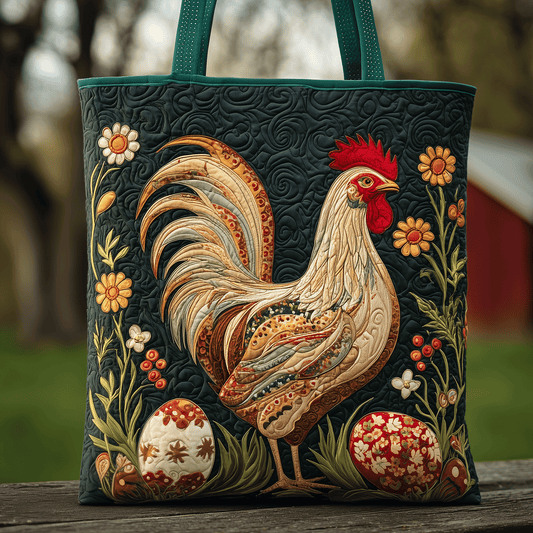 Barnyard Blossom Quilted Tote Bag NCU0TH2808