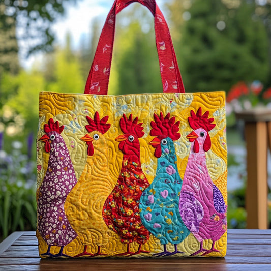 Barnyard Chic Quilted Tote Bag NCU0DV7662