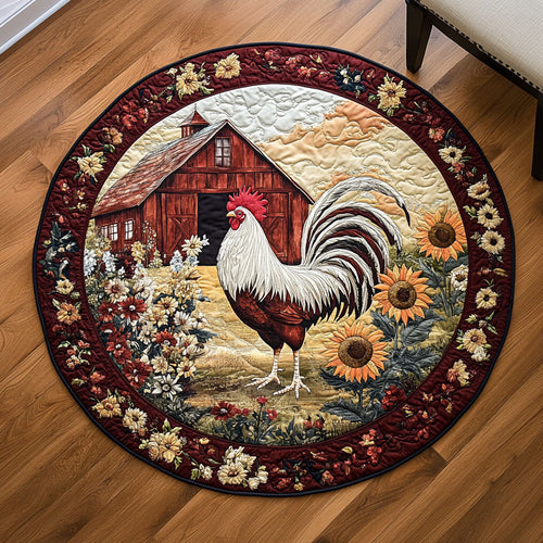 Barnyard Majesty Quilted Round Mat NCU0PT1079