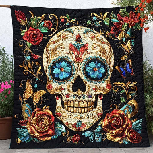 Baroque Bones Quilted Blanket NCU0NT7923