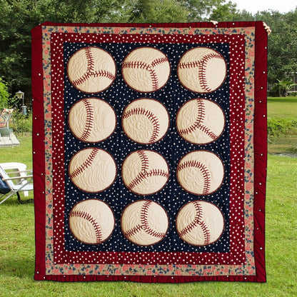 Baseball Fever Quilted Blanket NCU0TH1455