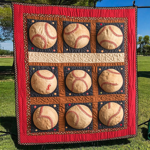 Bases Loaded Quilted Blanket NCU0TH1457