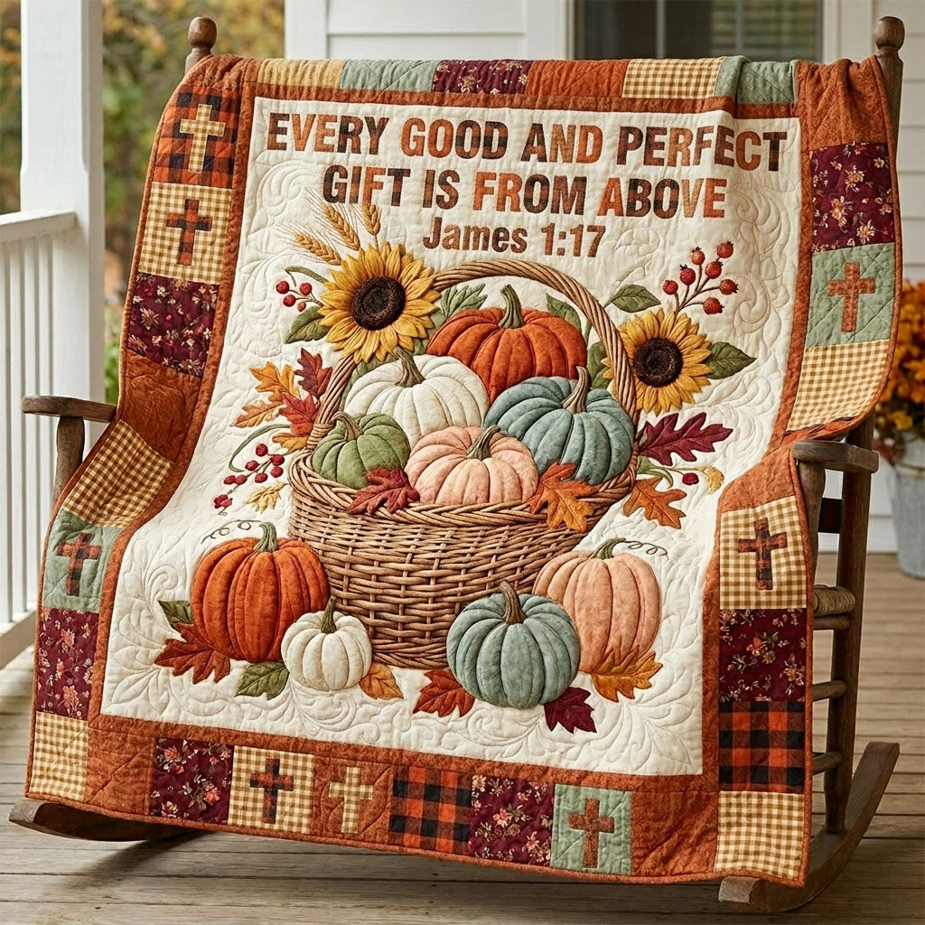 Basketful of Blessings Quilted Blanket NCU0PT11771