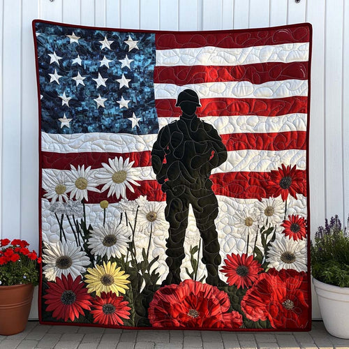 Battlefield Bloom Quilted Blanket NCU0NT7619