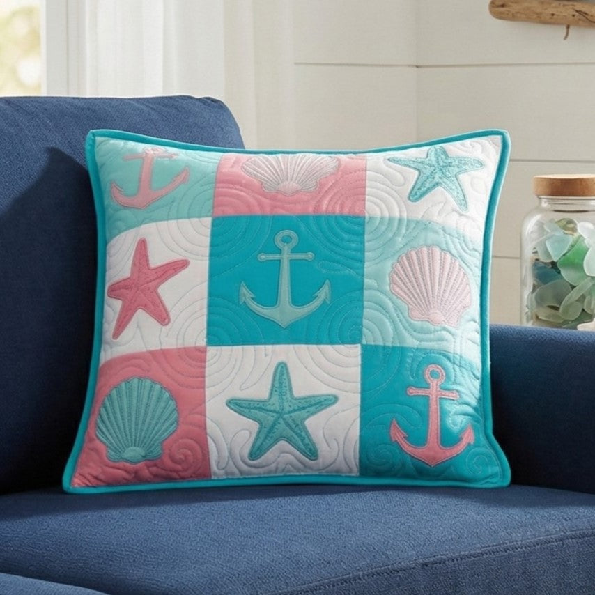 Beach Haven Quilted Pillow Case NCU0DV9510