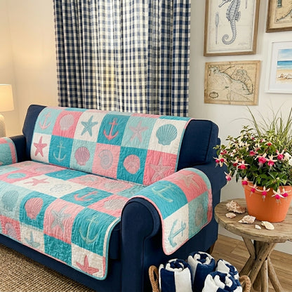 Beach Haven Quilted Sofa Cover NCU0DV9510