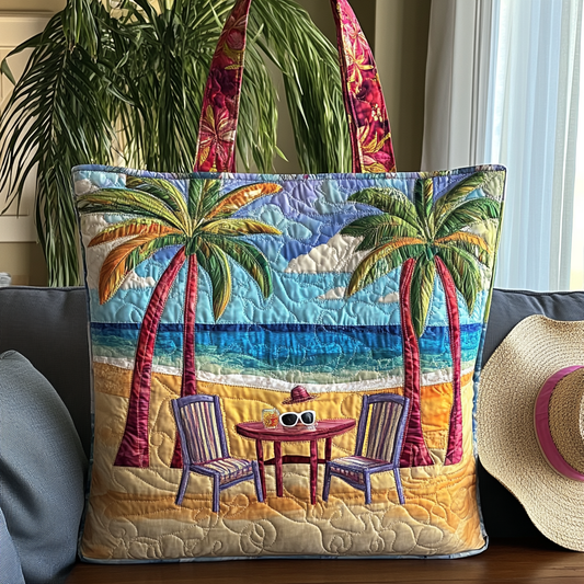 Beach Break Quilted Tote Bag NCU0VL2655