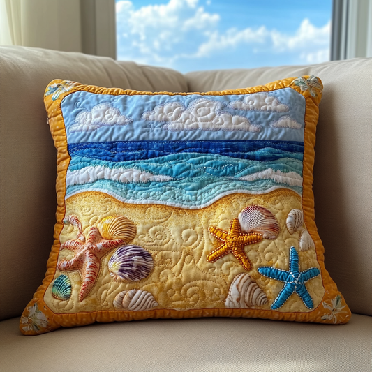 Beach Escape Quilted Pillow Case NCU0DK7887