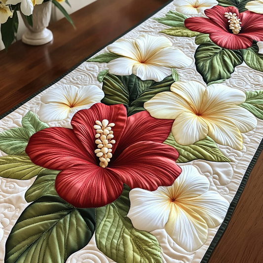 Beach Garden Quilted Table Runner NCU0VL1864