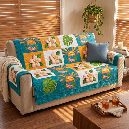 Beach Patch Quilted Sofa Cover NCU0TD2831